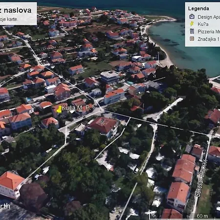 ゲストハウス In With Balcony, Air Conditioning, Wifi 5188-2 Sukošan